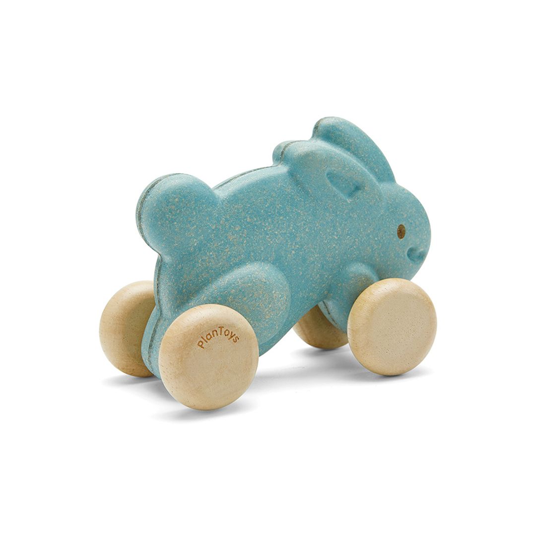 Push Along Bunny - Blue