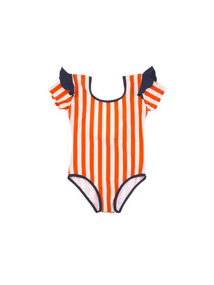 Tinycottons stripes & frills swimsuit