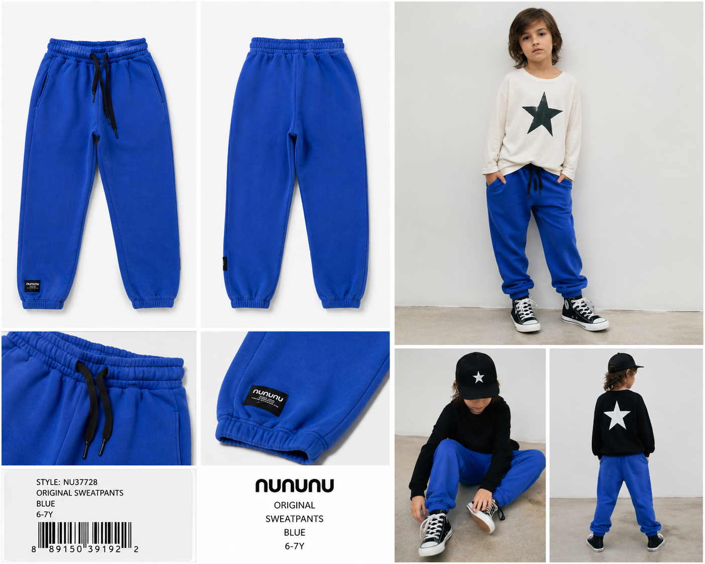 nununu original sweatpants blue