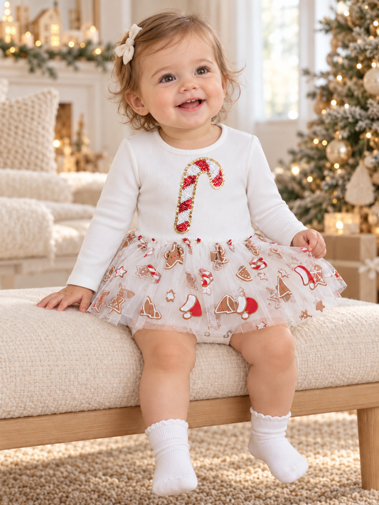 Petite Hailey — Candy Cane Baby Tutu