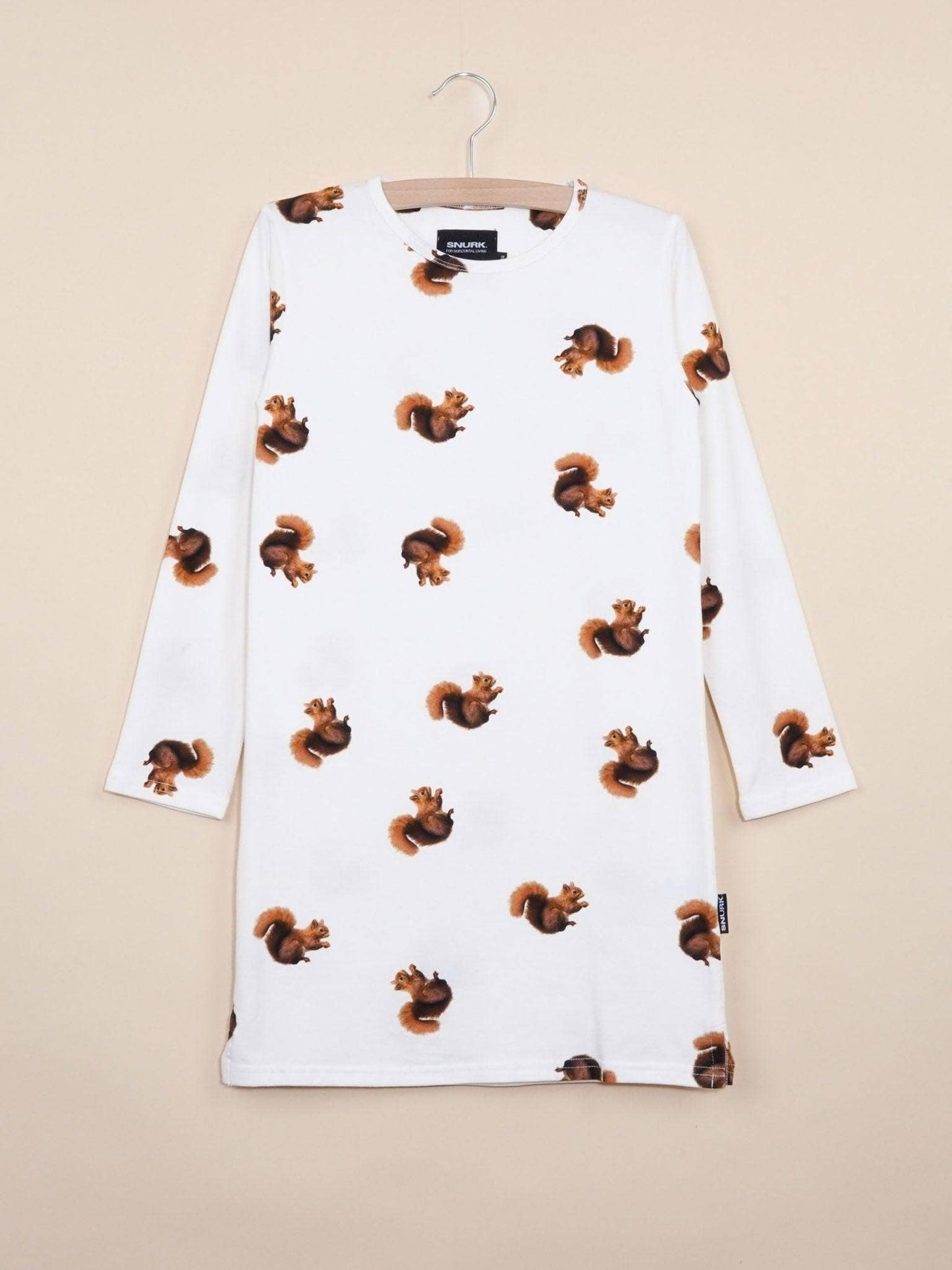 SNURK - Squirrels Long sleeve Dress Kids