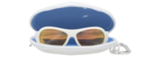 WICKED WHITE BABIATORS POLARIZED WITH ORANGE LENSES