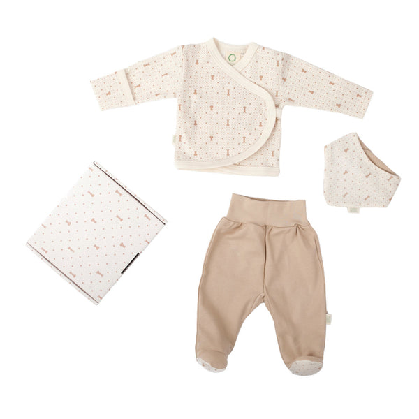 Wooly Organic Small Gift Set - White Shirt