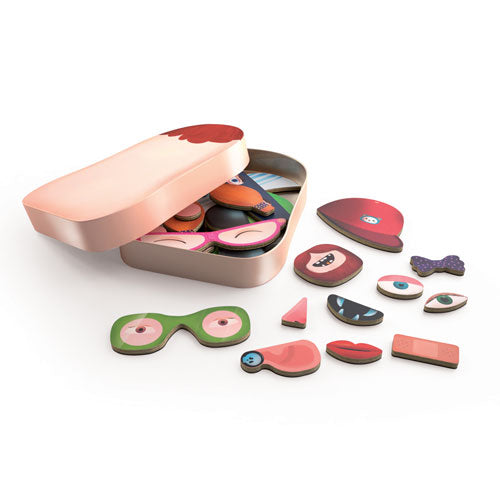 DJECO WOODEN MAGNETICS PORTRAITO