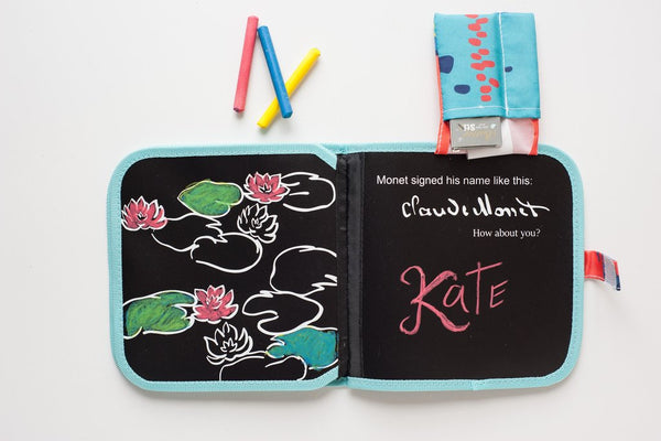 JAQ JAQ BIRD ® COLOR IT & GO CHALK BOOK