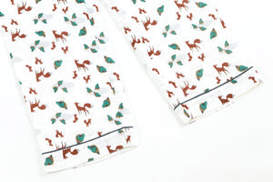 Women's Bamboo Long Sleeve Button-up Pj Set - Fox Tots