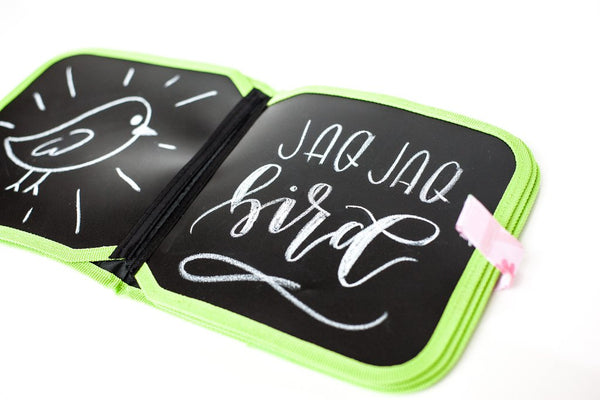 JAQ JAQ BIRD ® DOODLE IT & GO CHALK BOOK