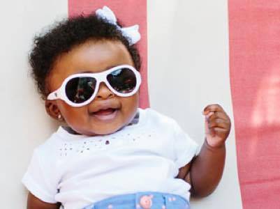 WICKED WHITE BABIATORS POLARIZED WITH ORANGE LENSES