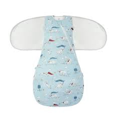 Nest Designs-STARTLE STOP SLEEP BAG PUPPY PARK 0.5 TOG WITH WINGS 1.0 TOG