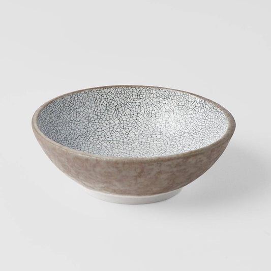 Made In Japan Tableware - Crazed Grey Small Bowl 13cm