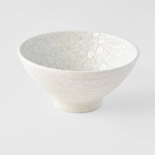 Made In Japan Tableware - White Star medium bowl 16cm