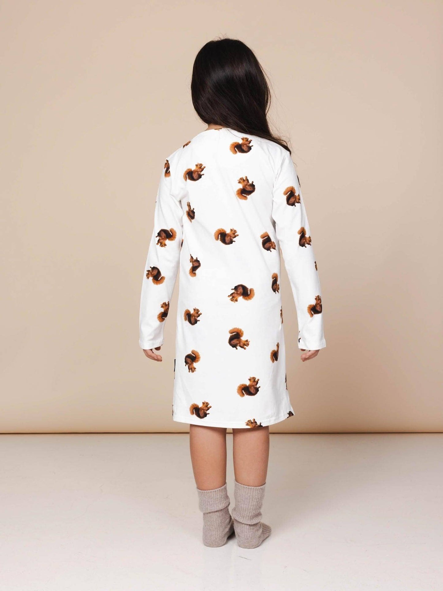 SNURK - Squirrels Long sleeve Dress Kids
