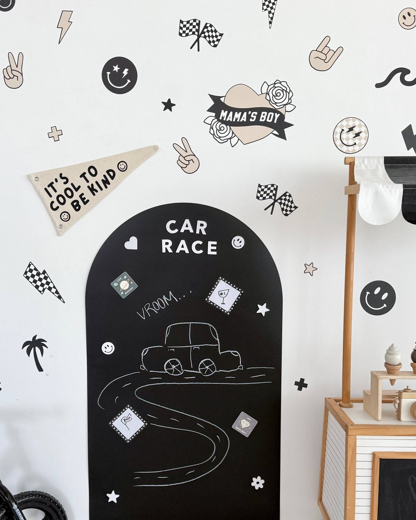 Cherrypick - Peel & Stick Fabric Wall Stickers - Boyhood
