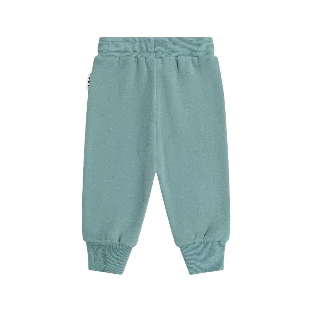 Huxbaby Furry Sweatpants ~ Green Granite