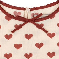Konges Sløjd Ava Slip Dress Amour Rouge | Girls Organic Dress