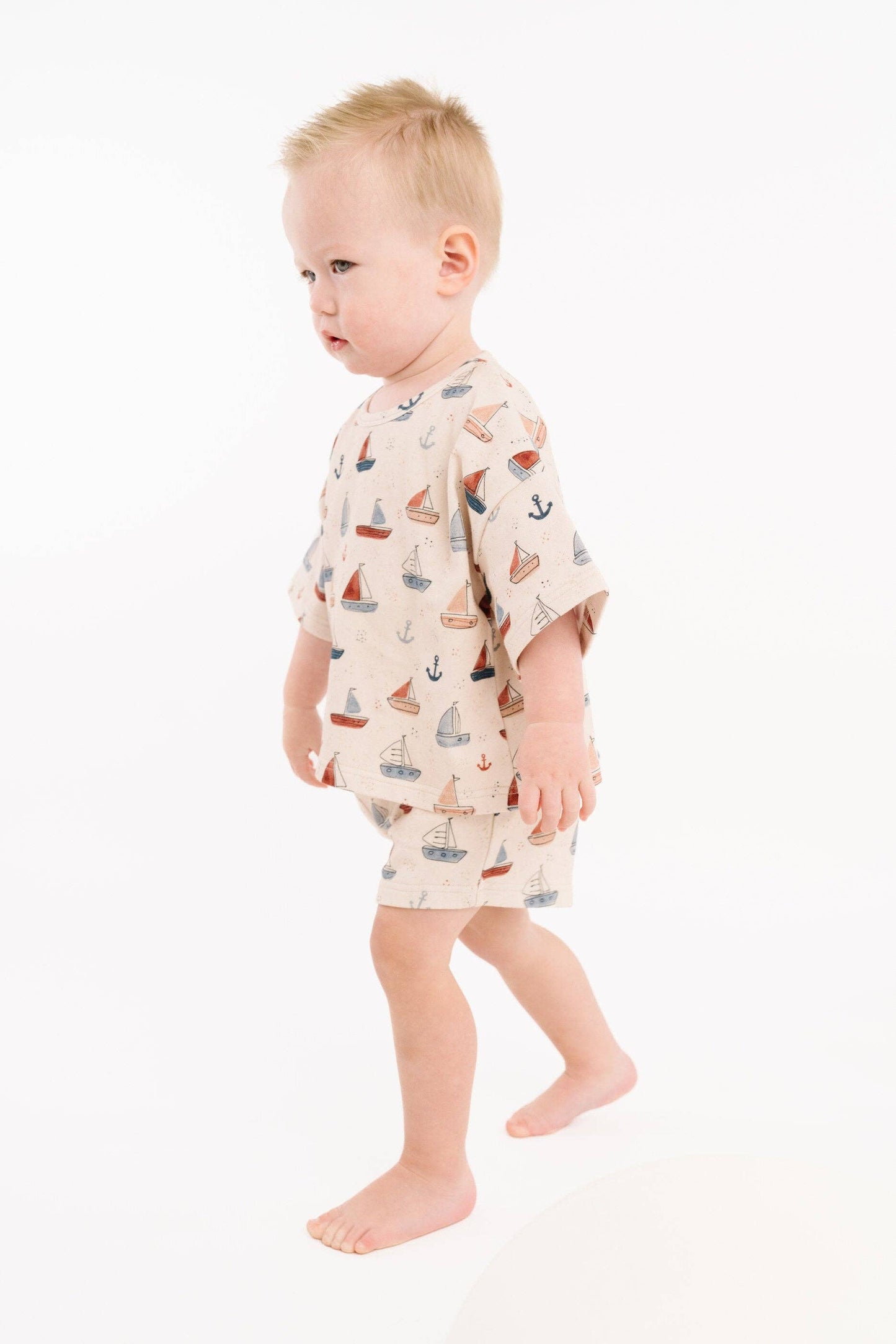 Little One Shop - Nautical Sail Slouchy Set