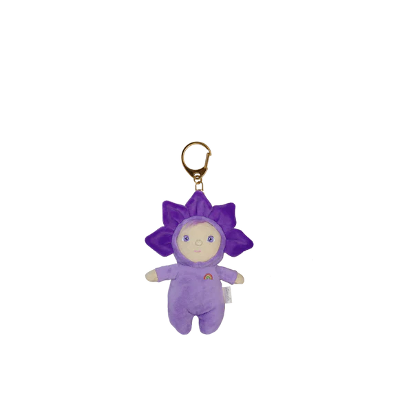 Olli Ella | Dinky Bag Charm Blossom Violet Bag Charm