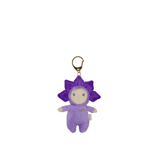 Olli Ella | Dinky Bag Charm Blossom Violet Bag Charm
