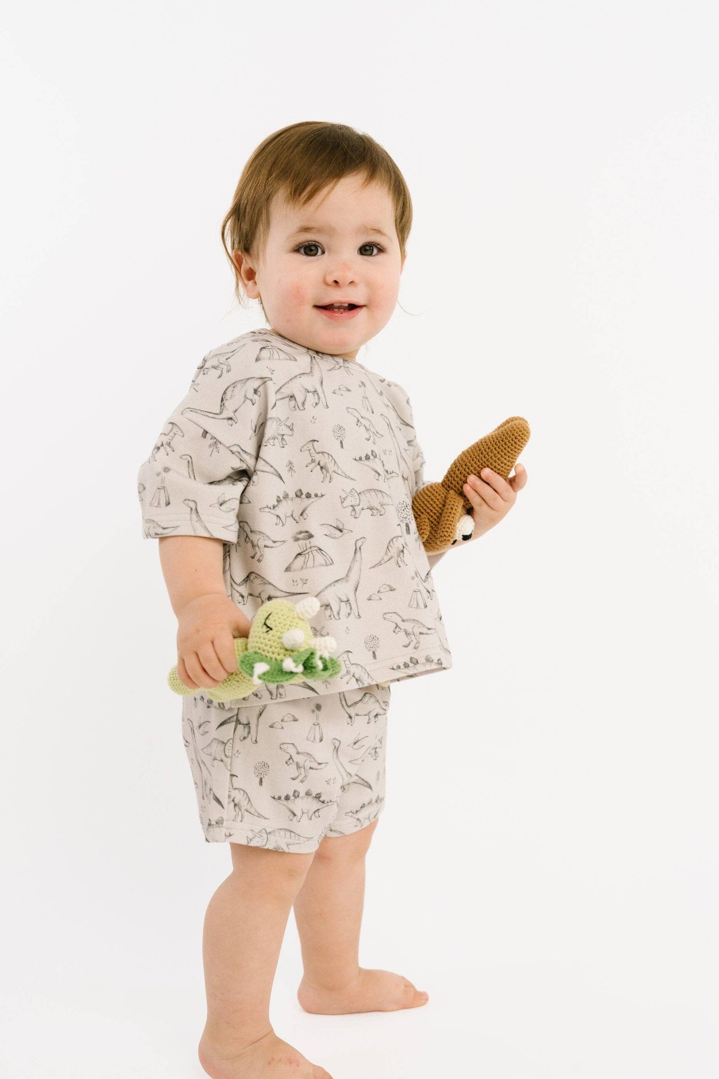 Little One Shop - Dino Doodles Slouchy Set