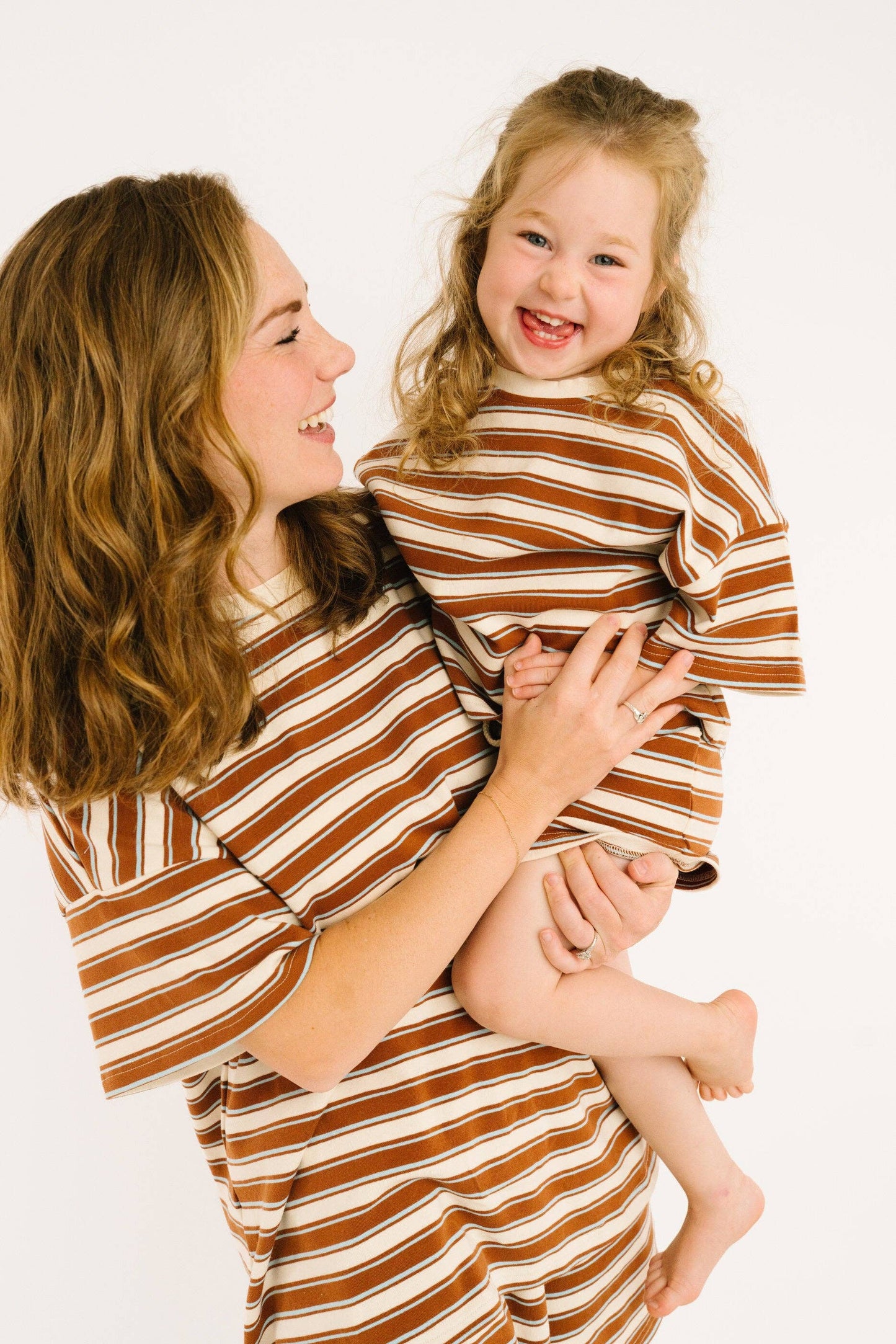 Little One Shop - Toffee Stripe Slouchy Set