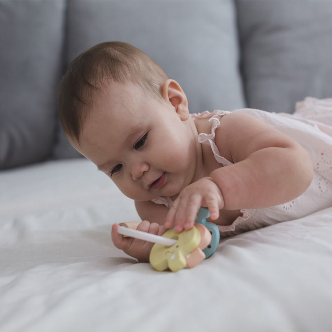 Baby Key Rattle - Pastel