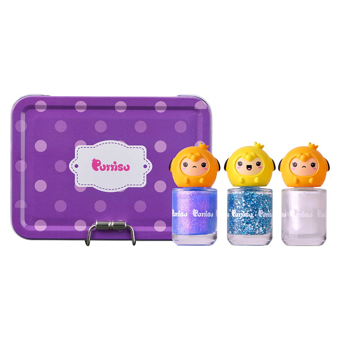 Puttisu - Puttisu 3-color Nail Art Kit (In display box packaging): Macaron