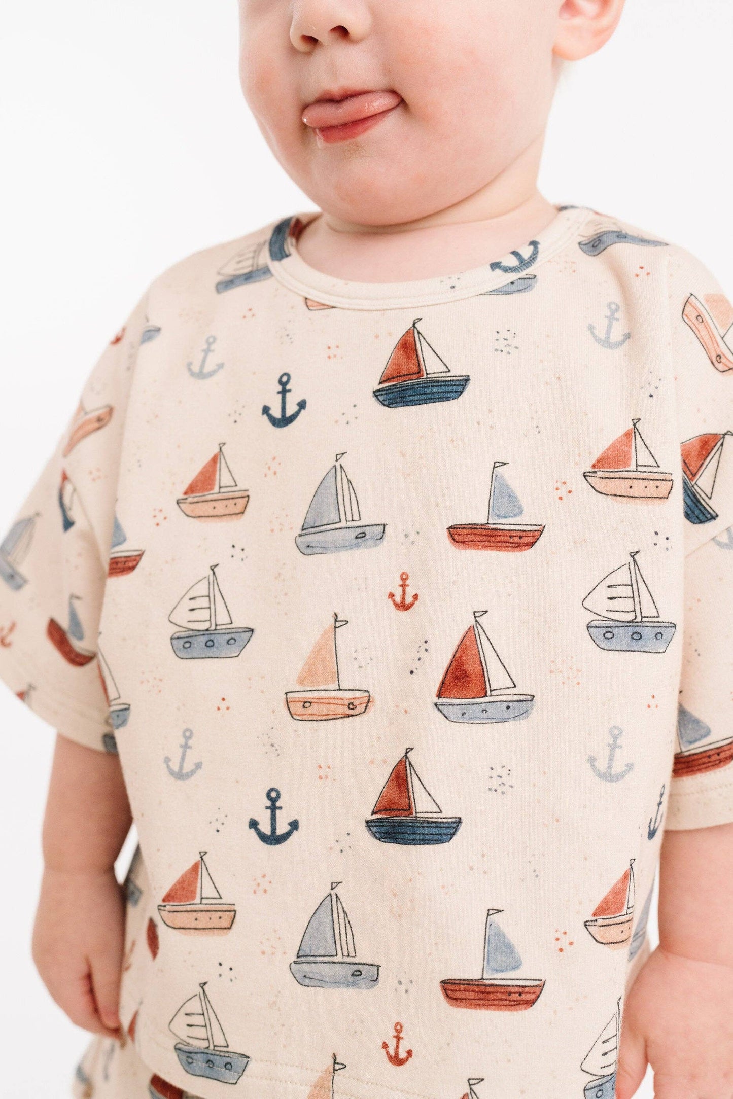 Little One Shop - Nautical Sail Slouchy Set