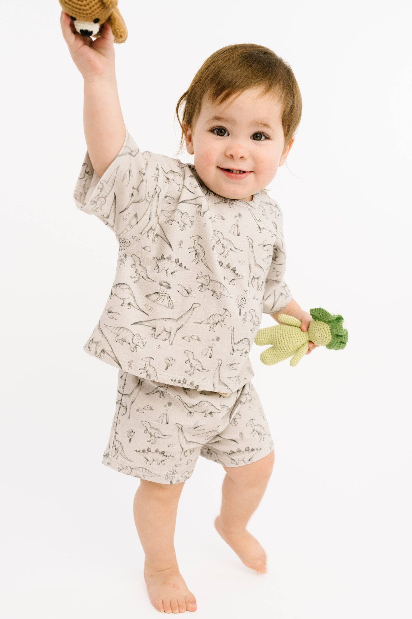 Little One Shop - Dino Doodles Slouchy Set