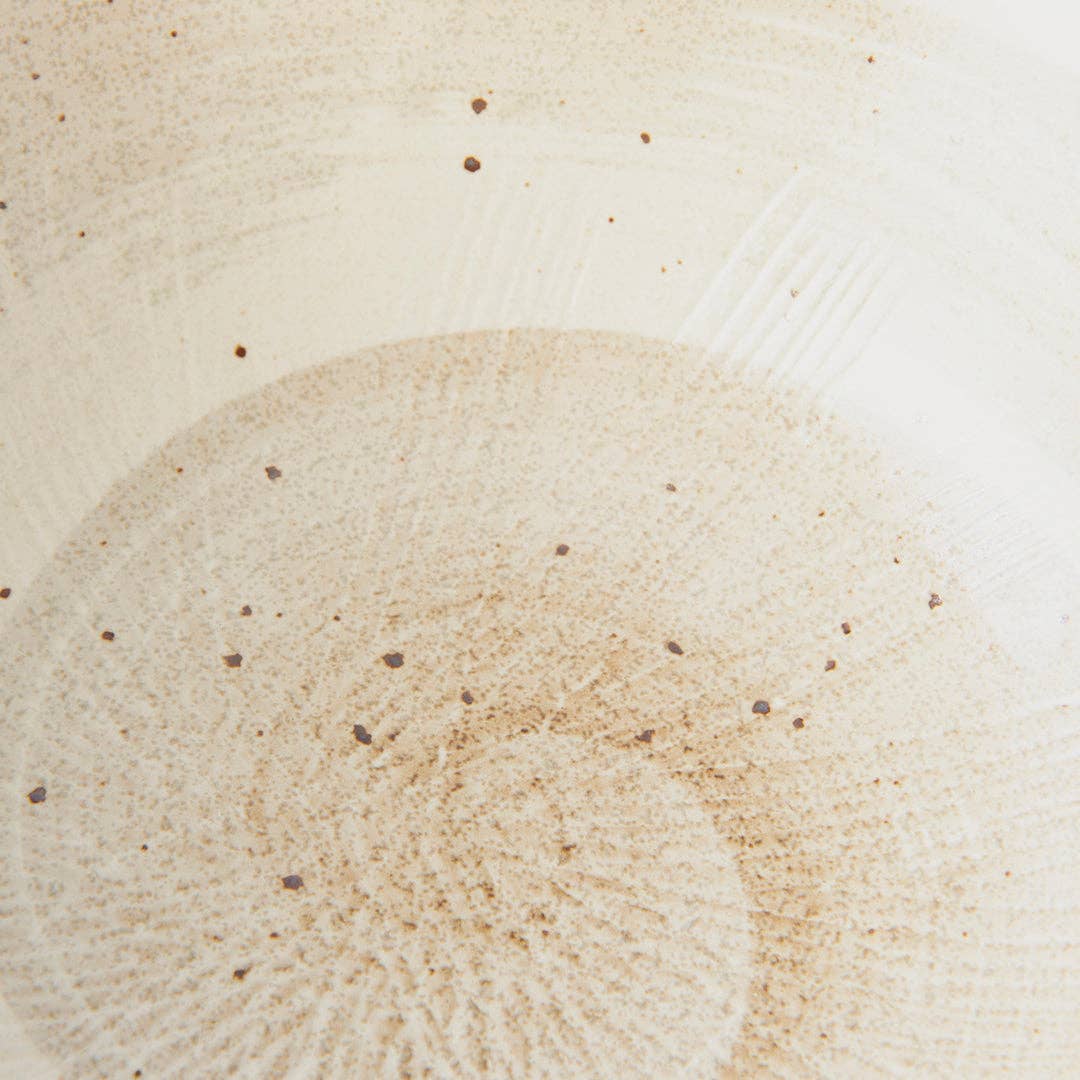 Made In Japan Tableware - Spiral Sand organic bowl 22.5cm