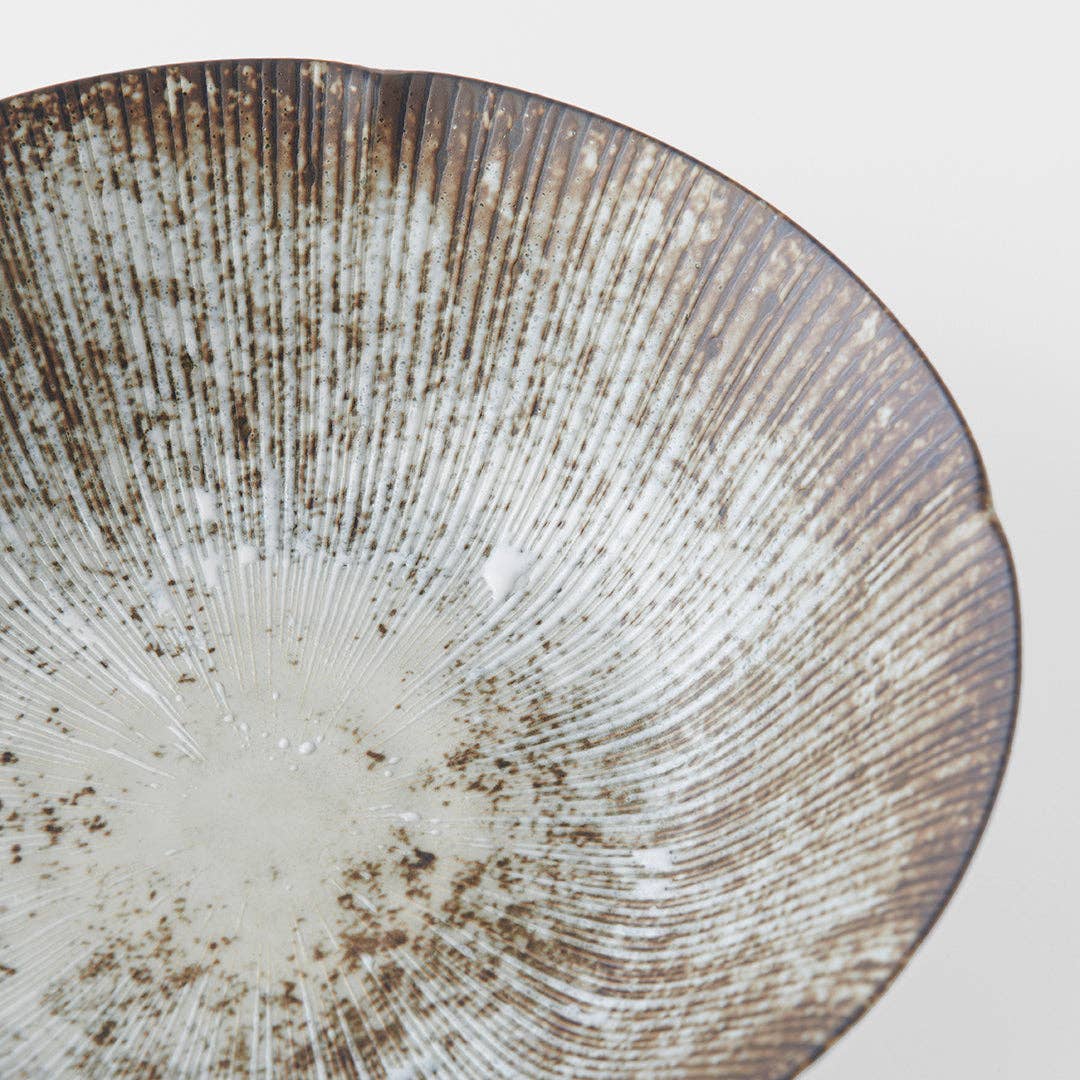 Made In Japan Tableware - Ice Drift Early Snow bowl 21cm