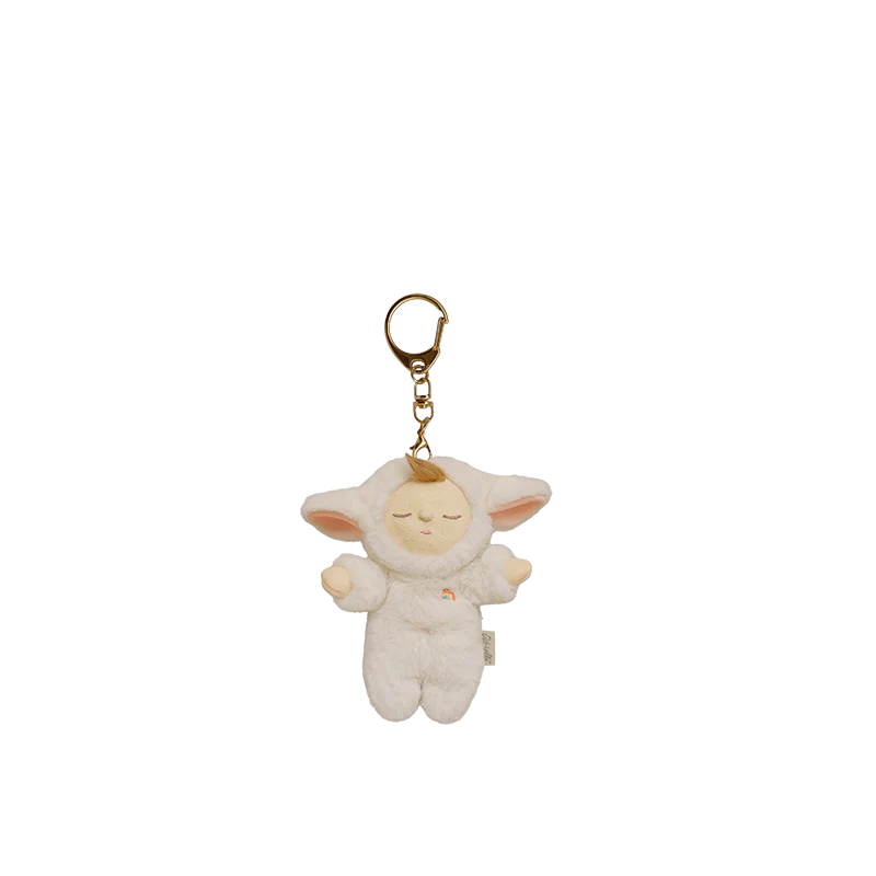 Olli Ella | Cozy Bag Charm Lamby Pookie Keychain