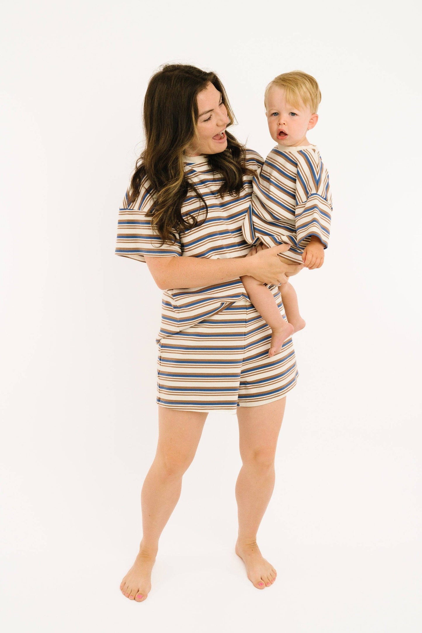 Little One Shop - Coastal Stripe Slouchy Set