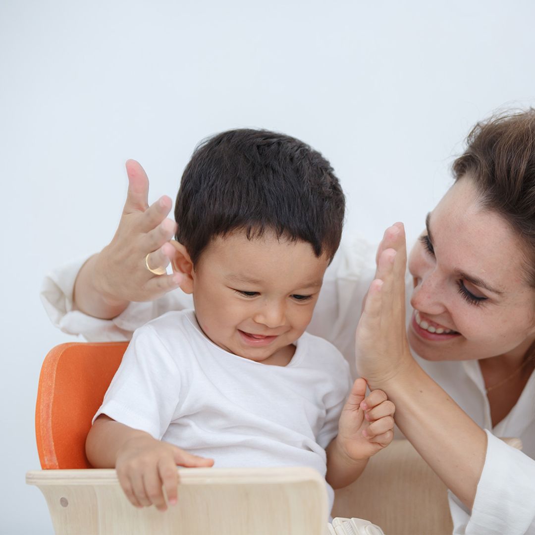 High Chair - Orange