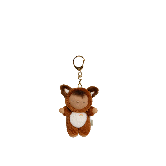 Olli Ella | Cozy Bag Charm Finnley Fox Keychain