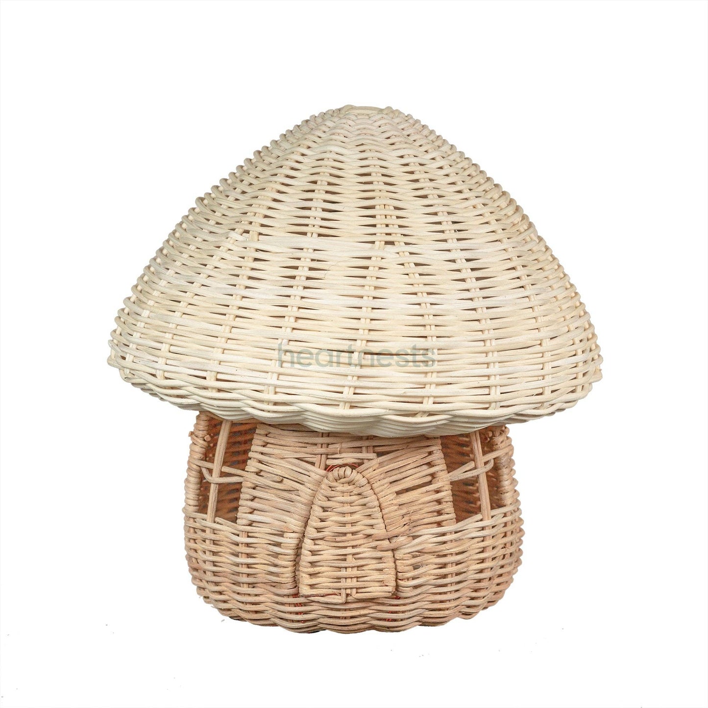 heartnests - Malia Rattan Mushroom: Natural