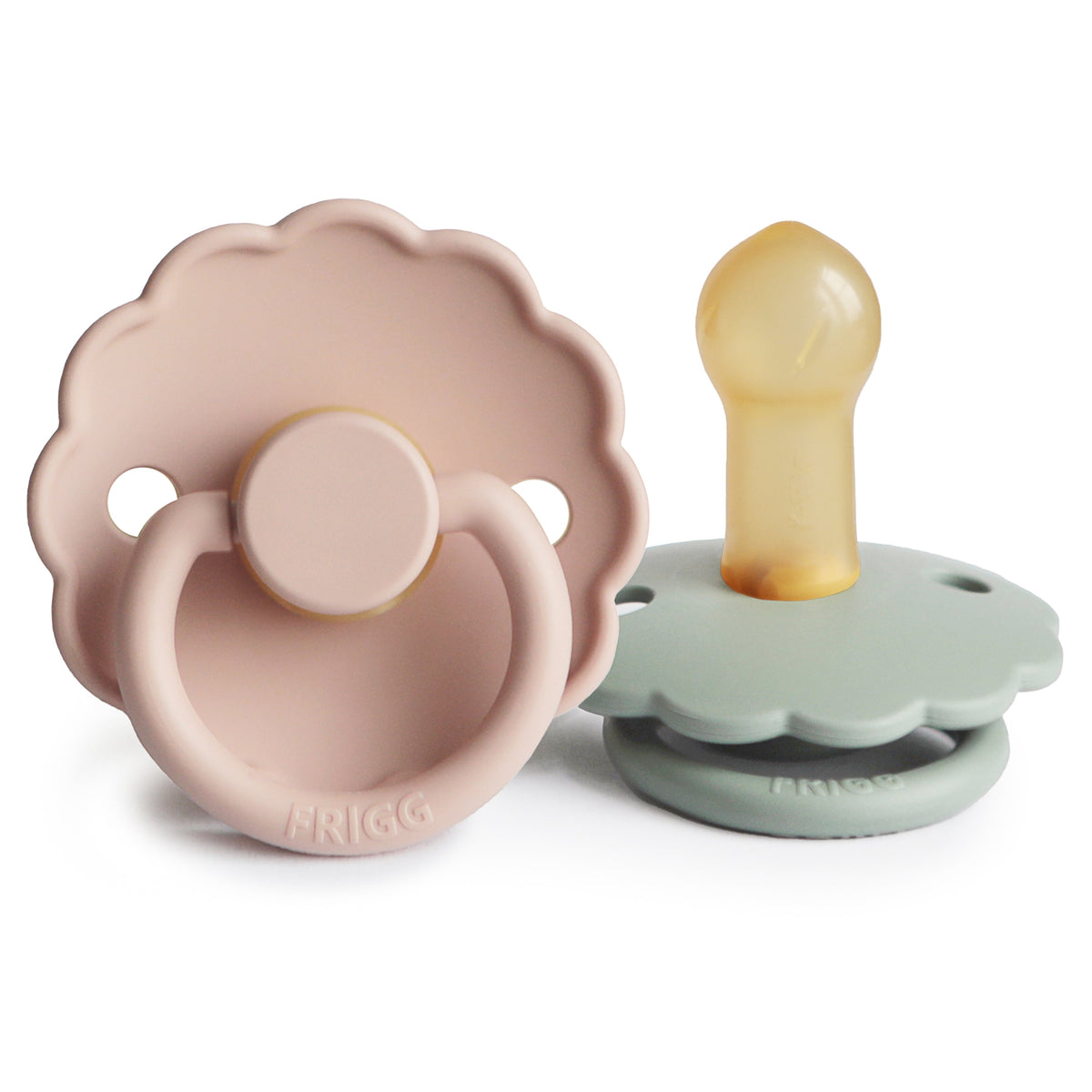 FRIGG Daisy Natural Rubber Pacifier 2-Pack