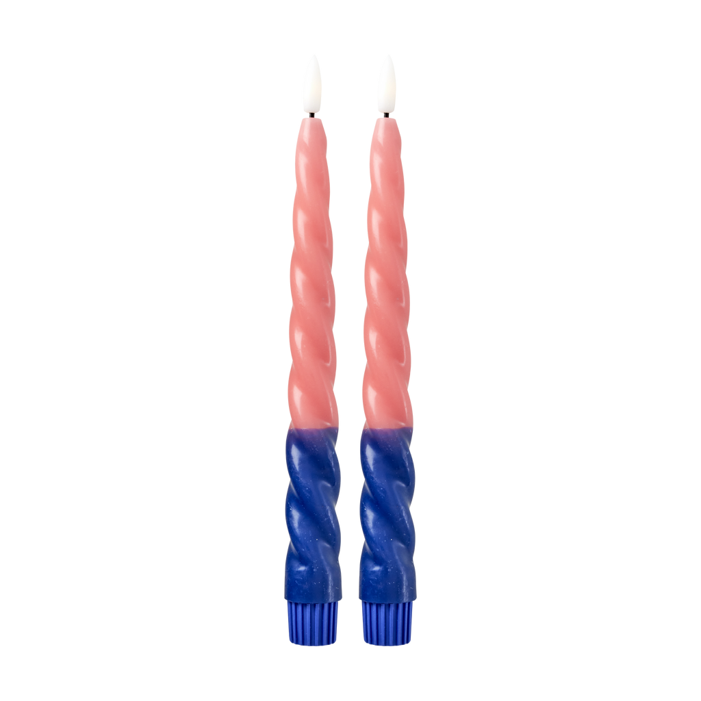 LED Candle - Coral - 2-pack