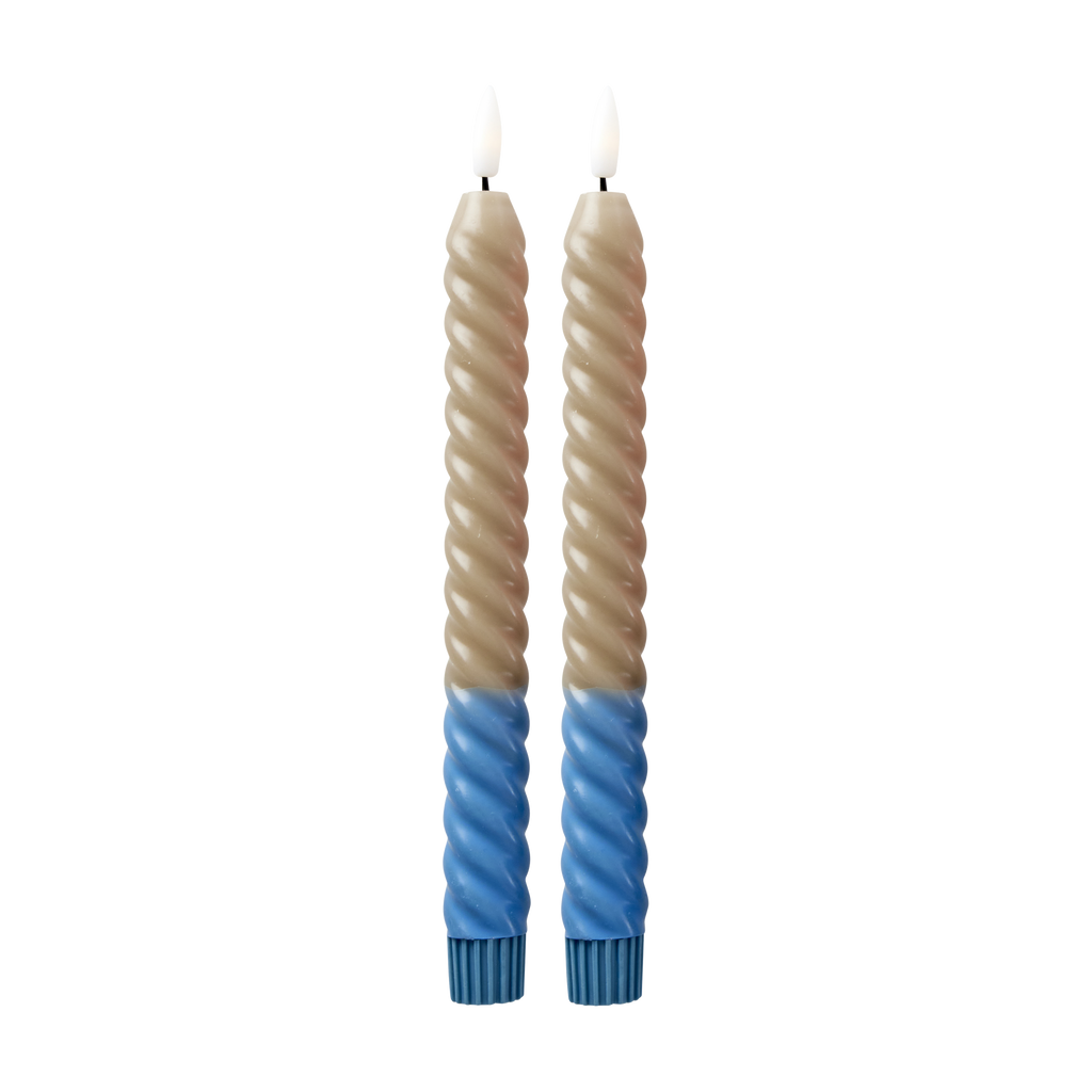 LED Candle - Sand - 2-pack