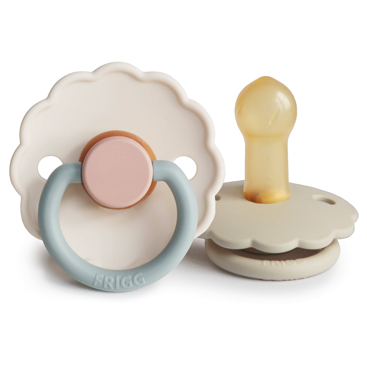 FRIGG Daisy Natural Rubber Pacifier 2-Pack