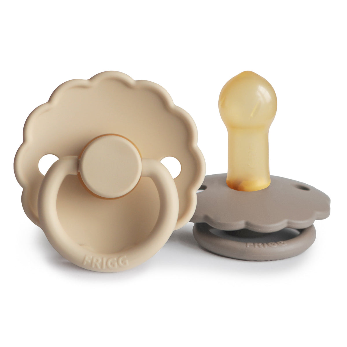FRIGG Daisy Natural Rubber Pacifier 2-Pack