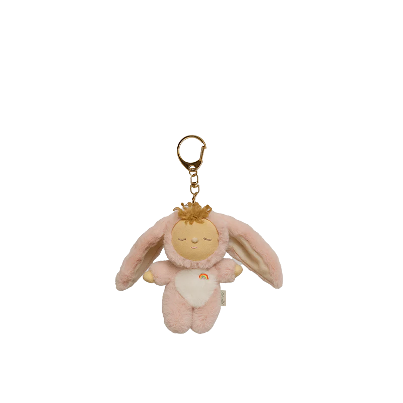 Olli Ella | Cozy Bag Charm Bunny Flopsy Keychain