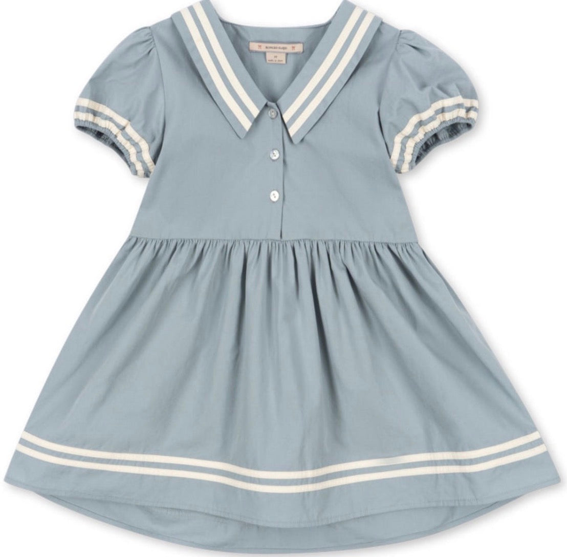 Konges Sløjd Celebration Allie Sailor Dress GOTS – Ashley Blue