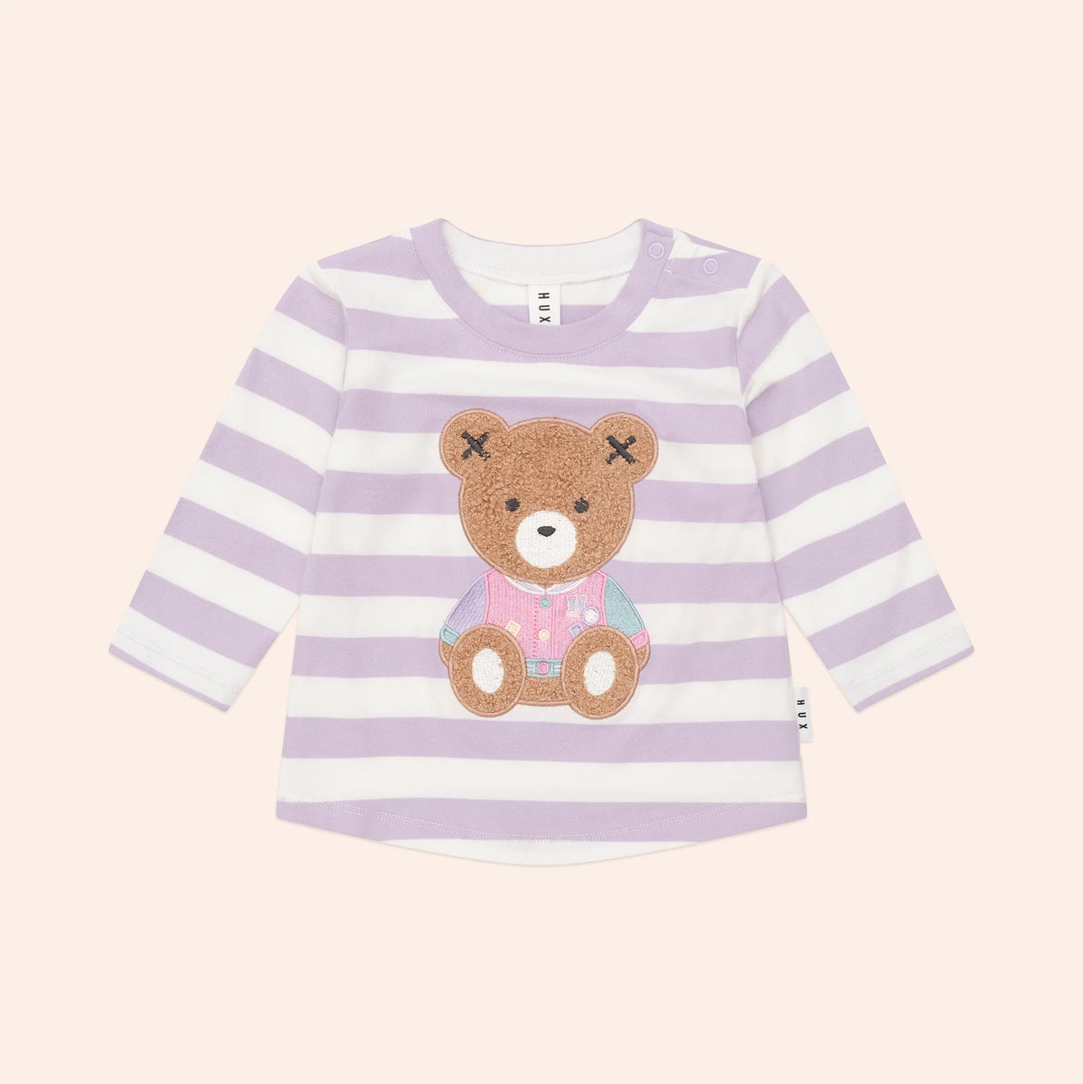 Huxbaby College Hux Orchid Stripe Top