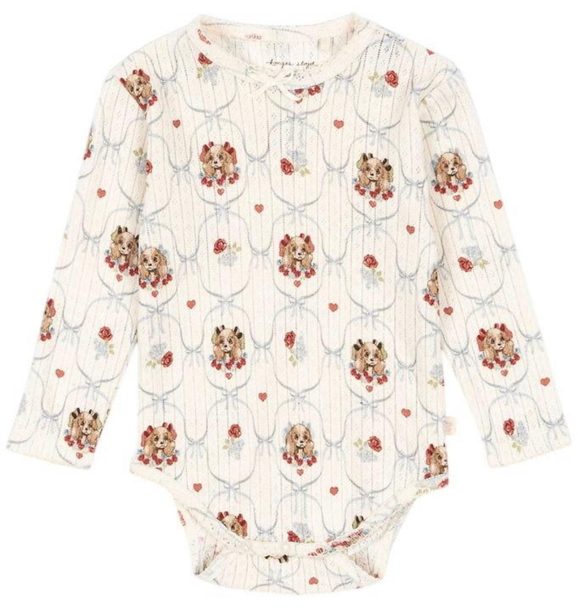 Konges Sløjd Minnie Body GOTS Puppy | Organic Cotton Baby Bodysuit