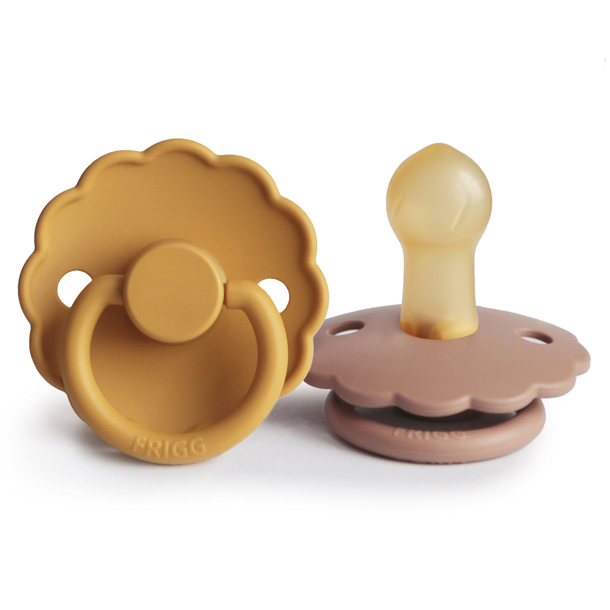FRIGG Daisy Natural Rubber Pacifier 2-Pack