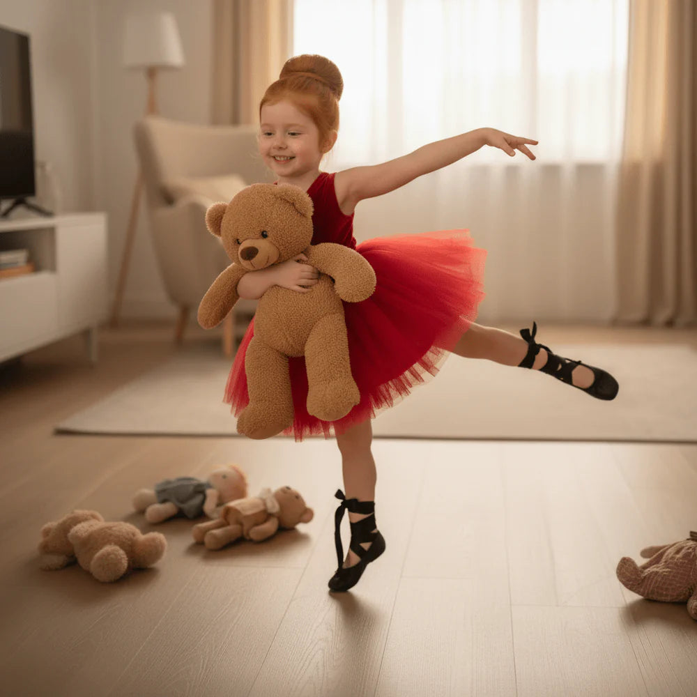DOLLY TIMELESS VELVET TUTU DRESS RED