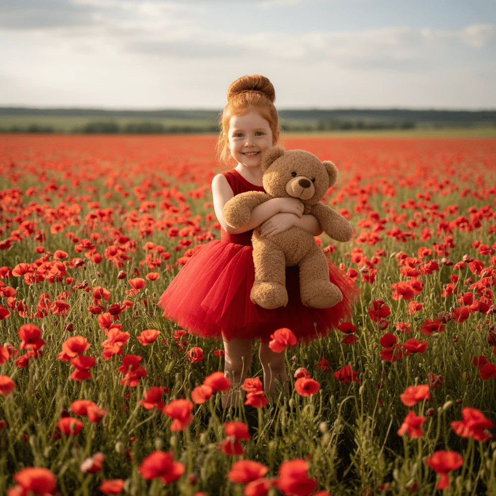 DOLLY TIMELESS VELVET TUTU DRESS RED