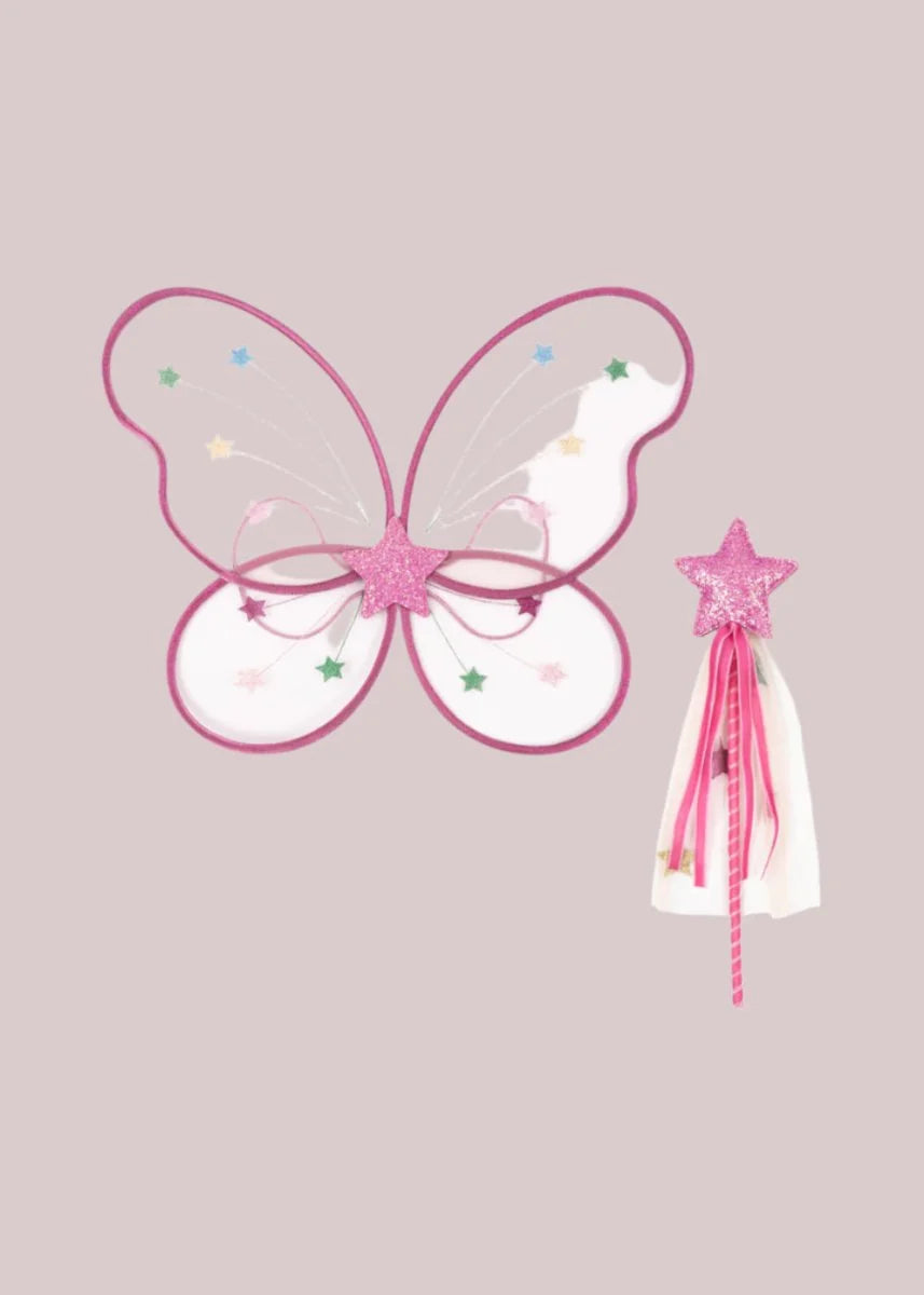 KONGES SLOJD
Girls Fairy Rainbow Costume in Pink
