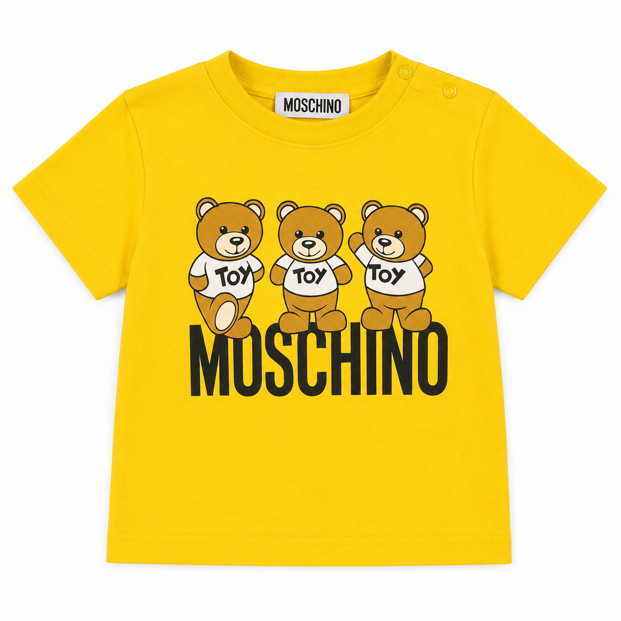 Moschino Kids Yellow Teddy Bear T-Shirt | CHICHUHUKID