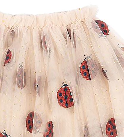 Konges Sløjd Fayette Skirt – Ladybug Glitter Tulle Skirt